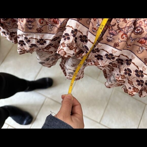 FRAY Boho Long Sleeve Dress Size Small - Picture 17 of 17